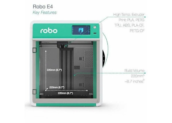 Boxlight Robo E4 Education 3D Printer (E4_3D)