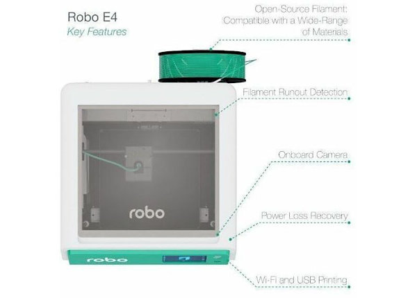 Boxlight Robo E4 Education 3D Printer (E4_3D)