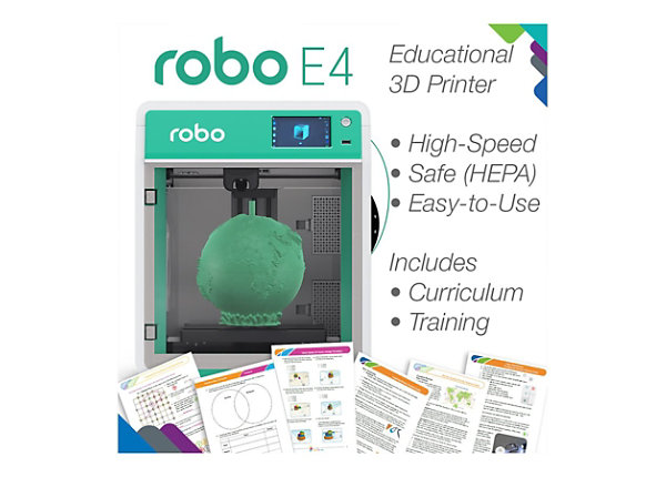 Boxlight Robo E4 Education 3D Printer (E4_3D)