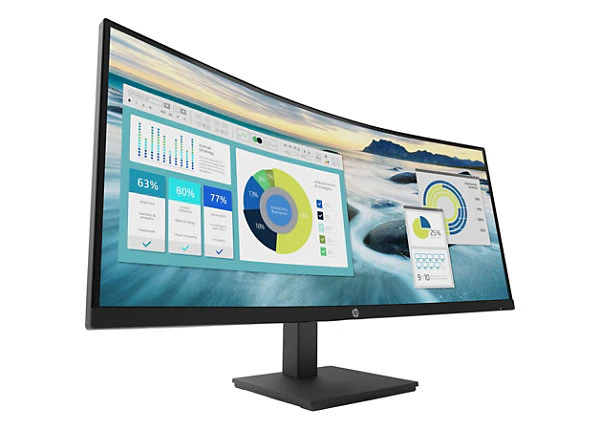 HP P34hc G4 34-Inch WQHD Curved Monitor (21Y56AA#ABA)