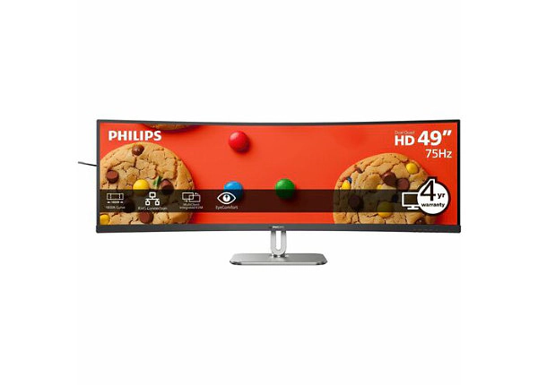 Philips 49B2U5900C 49-Inch Curved DQHD SuperWide Monitor (49B2U5900C)