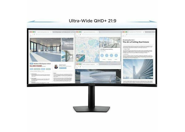ViewSonic VG3820C 38-Inch Curved WQHD+ Ultrawide IPS Monitor (VG3820C)