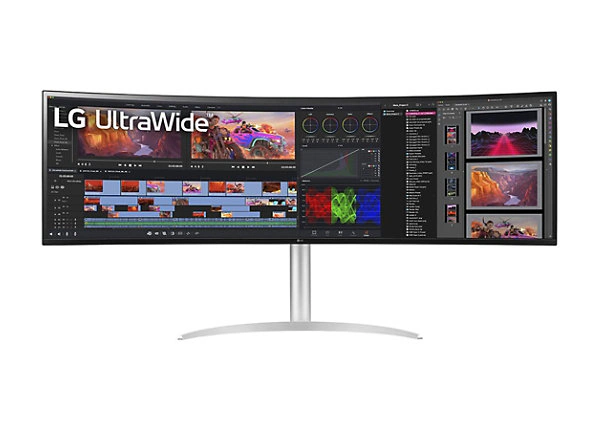 LG 49BQ95C-W 49-Inch Curved DQHD Nano IPS Gaming Monitor (49BQ95C-W)