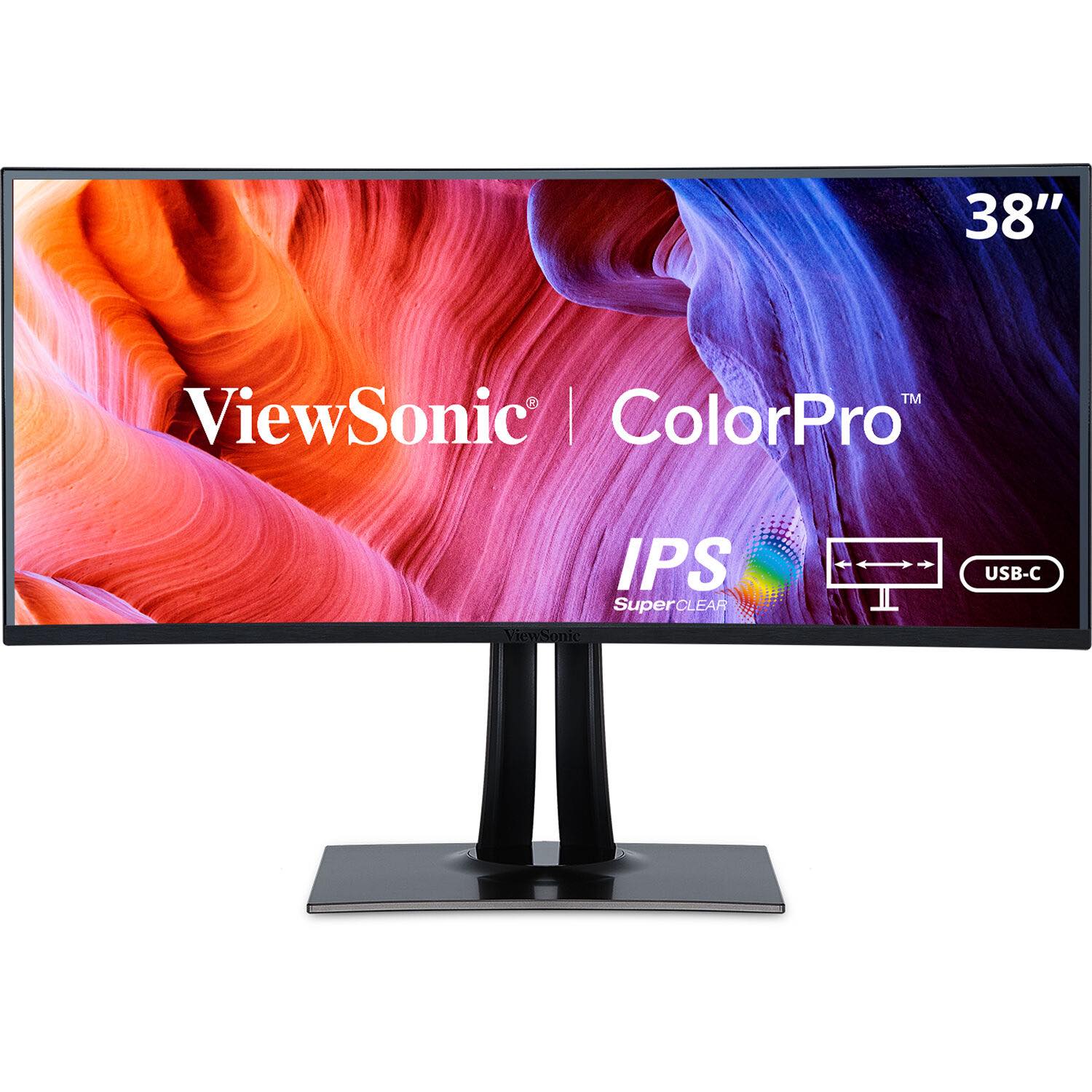 ViewSonic ColorPro VP3881a 38-Inch Curved WQHD+ Monitor (VP3881A)