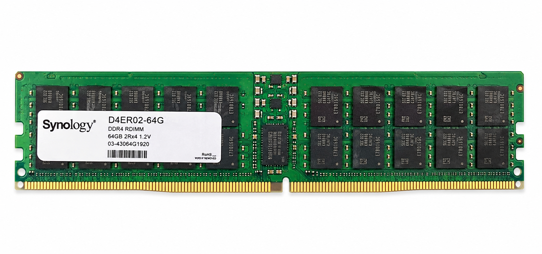 Synology 64GB DDR4 Registered ECC DIMM Memory Module (D4ER02-64G)