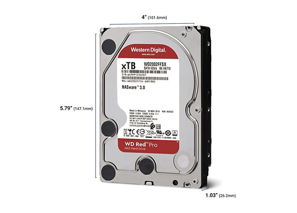 WD Red Pro 26TB SATA Internal Hard Drive (WD260KFGX)