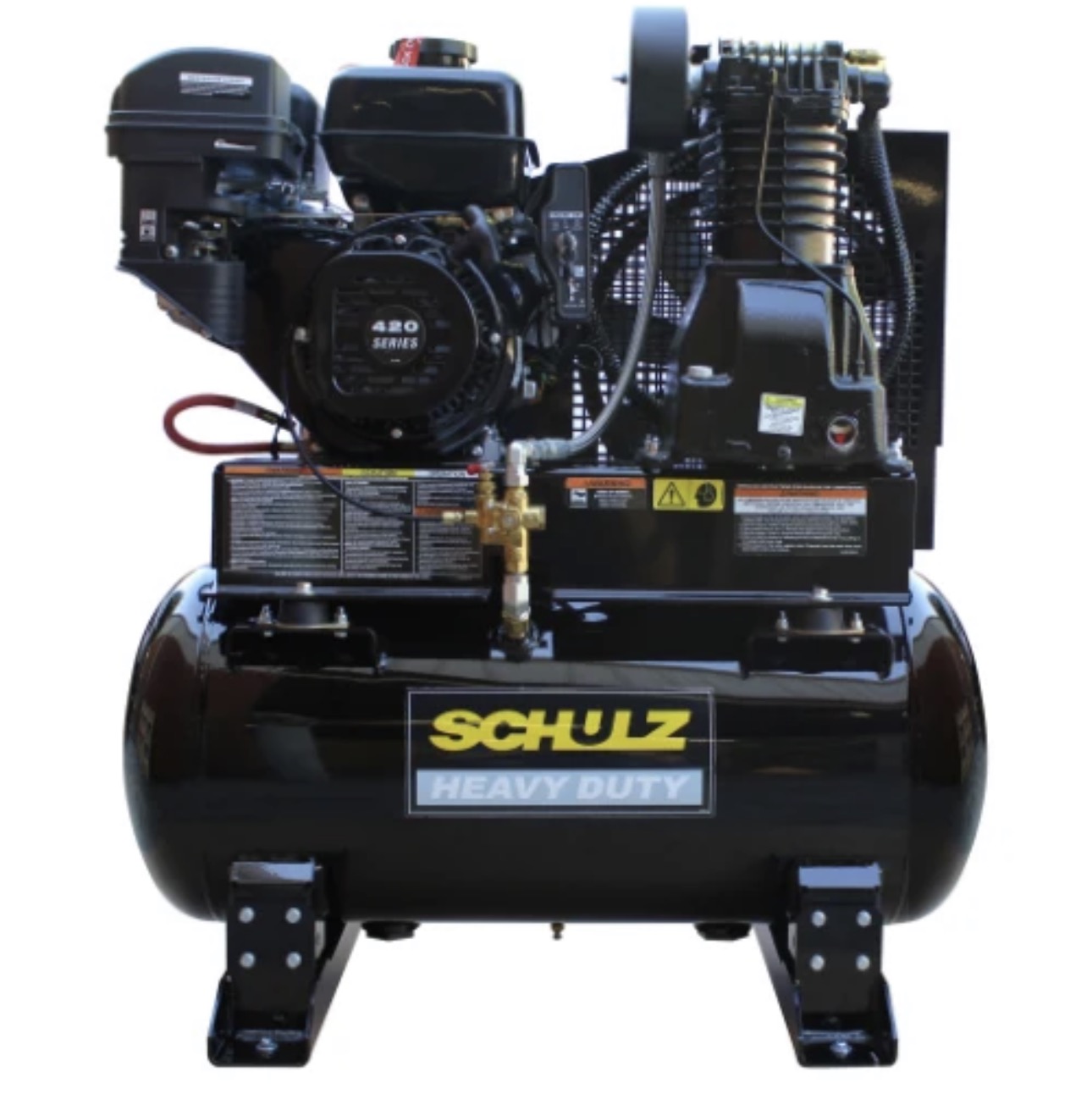 Schulz 13HP Gas-Powered Portable Reciprocating Air Compressor - 30 Gallon