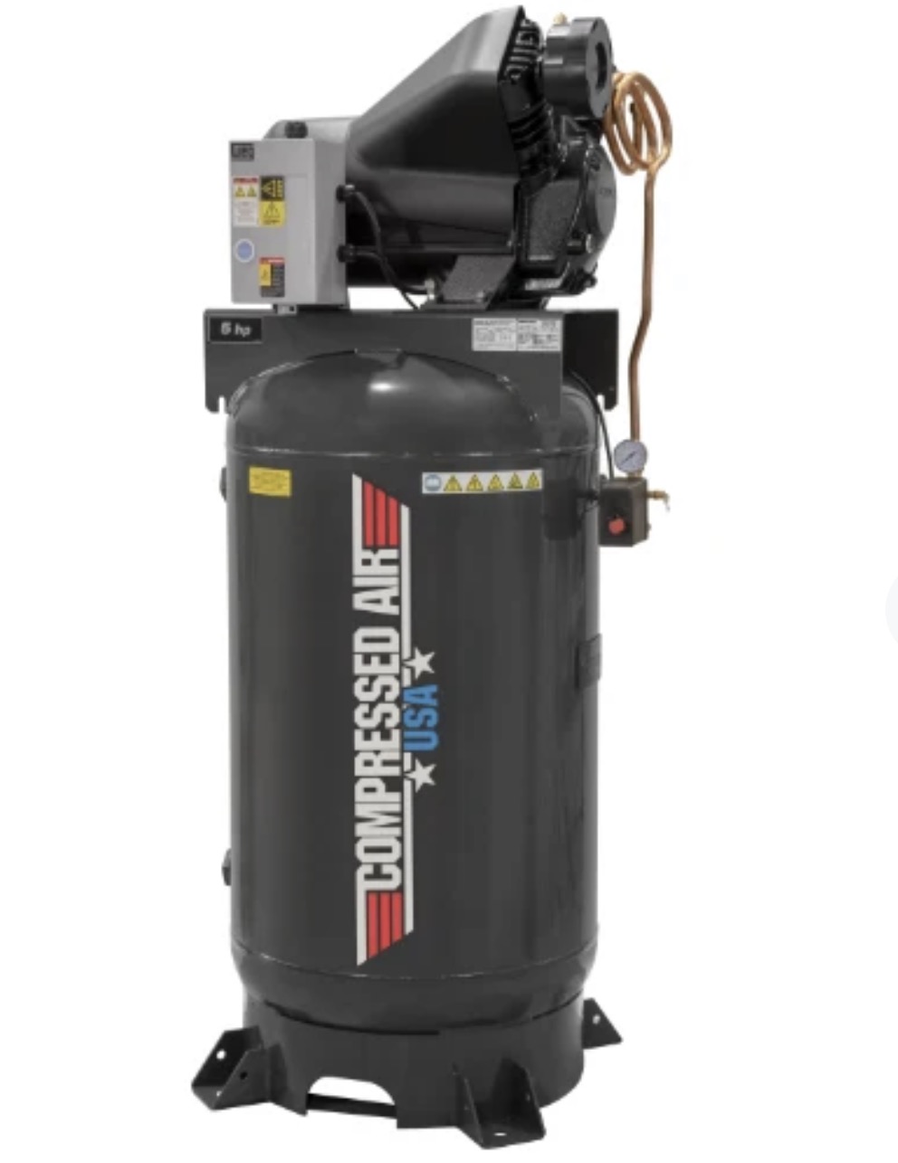 5HP Vertical Reciprocating Air Compressor - 80 Gallon (XD5)