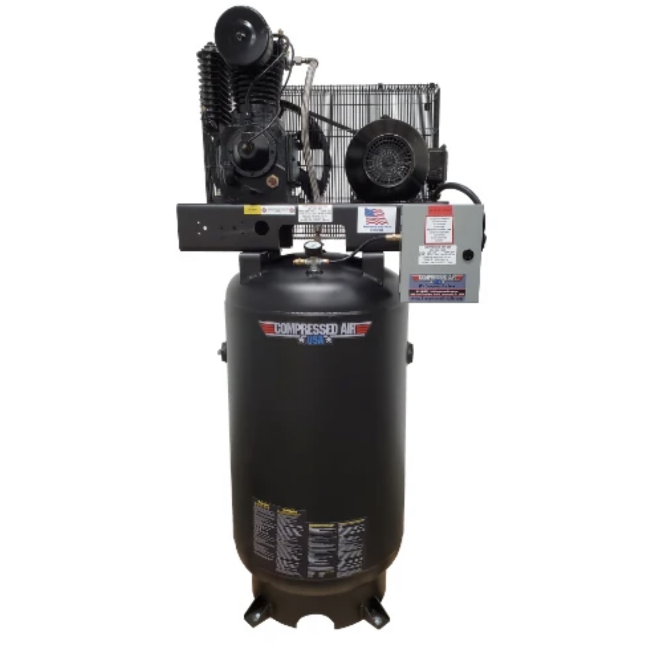 7.5HP Reciprocating Air Compressor - 80 Gallon (RS07)