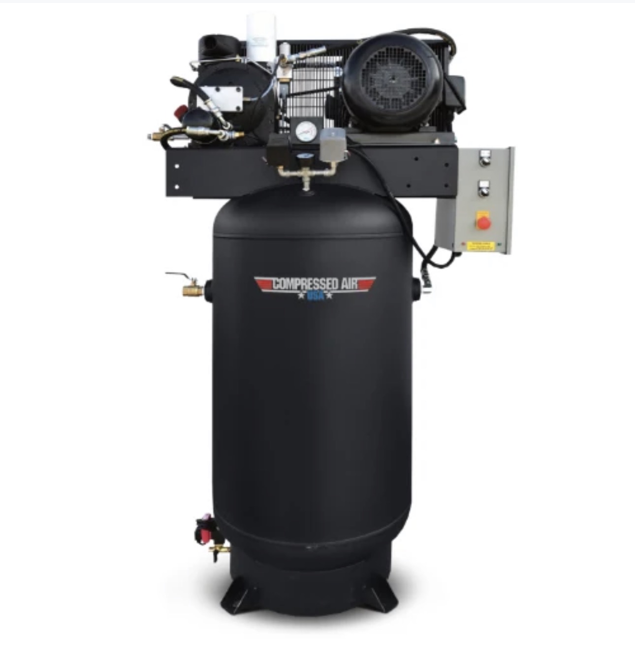 7.5HP Rotary Screw Air Compressor - 80 Gallon (SS07)