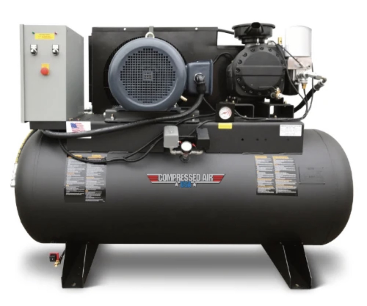 25HP Rotary Screw Air Compressor - 120 Gallon (SS25)