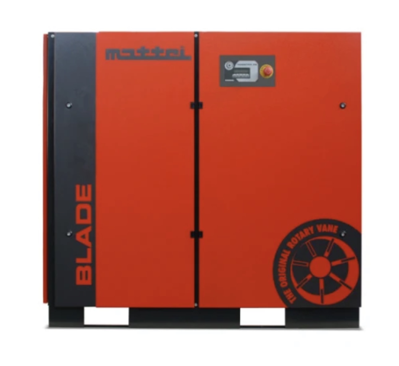 Mattei 30HP Rotary Vane Air Compressor - Base Mounted (BLADE 22)
