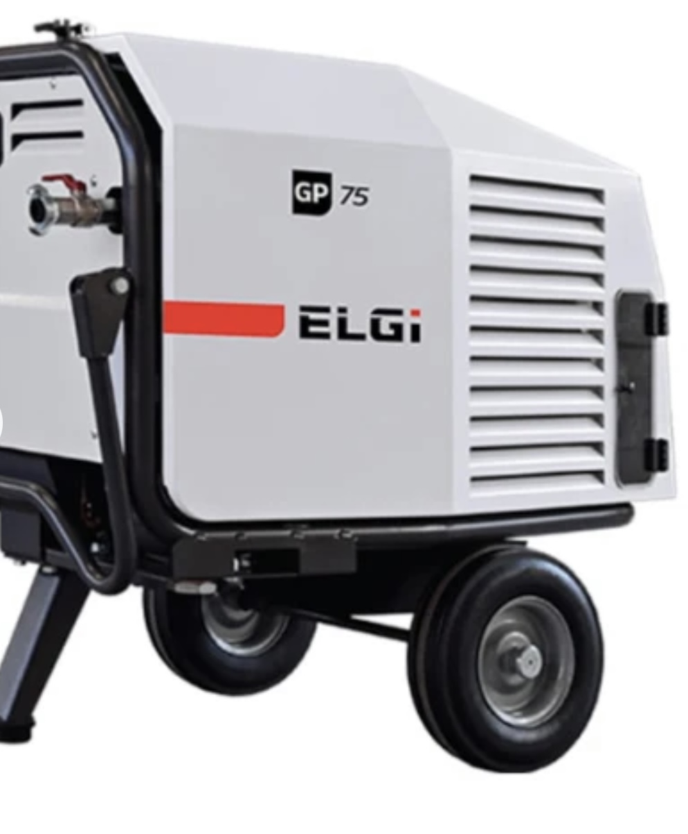 ELGi 22.5HP Portable Gas Rotary Screw Air Compressor (GP75)
