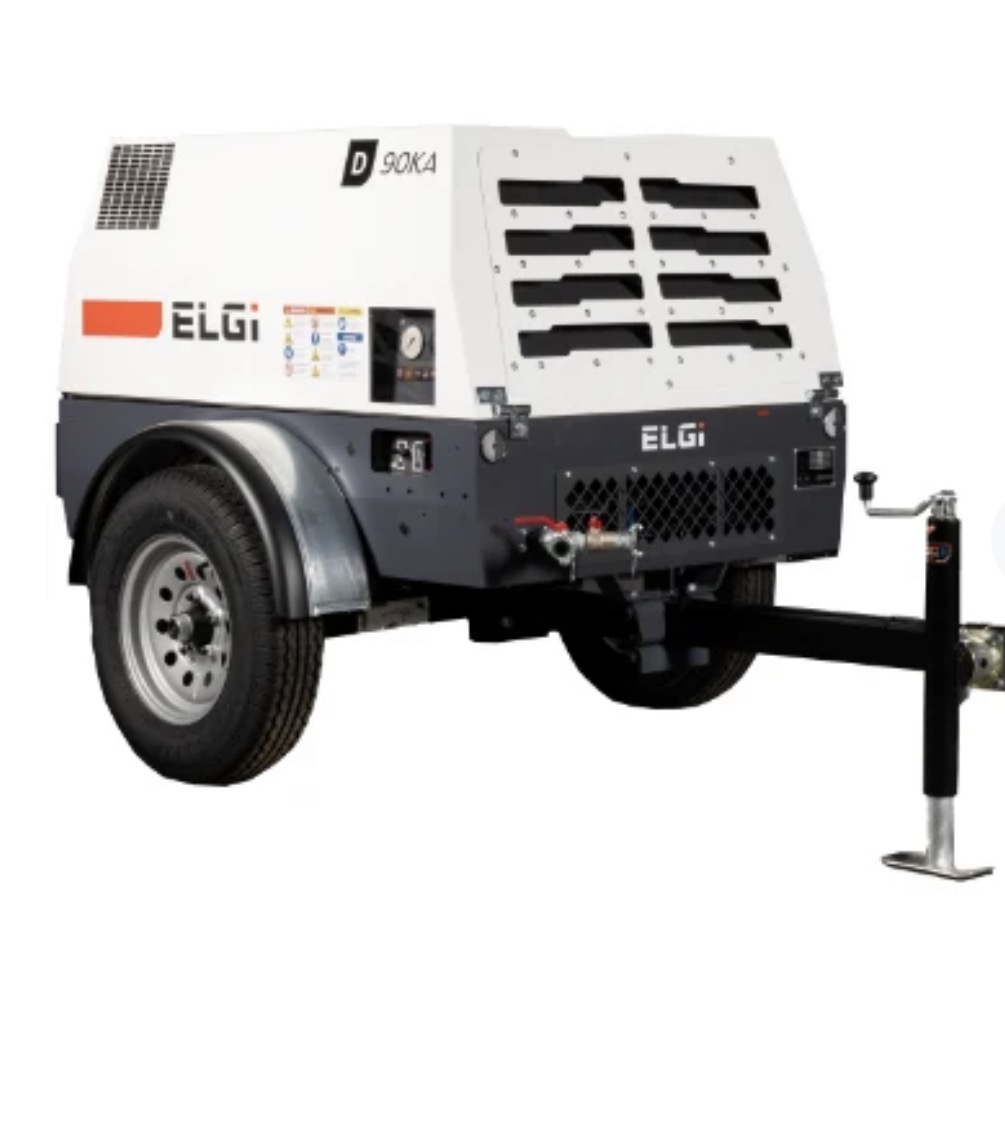 ELGi 25HP Portable Diesel Rotary Screw Air Compressor (D90KA)