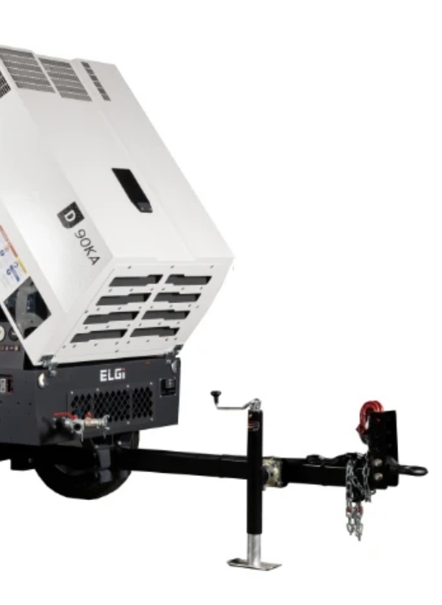 ELGi 25HP Portable Diesel Rotary Screw Air Compressor (D90KA)