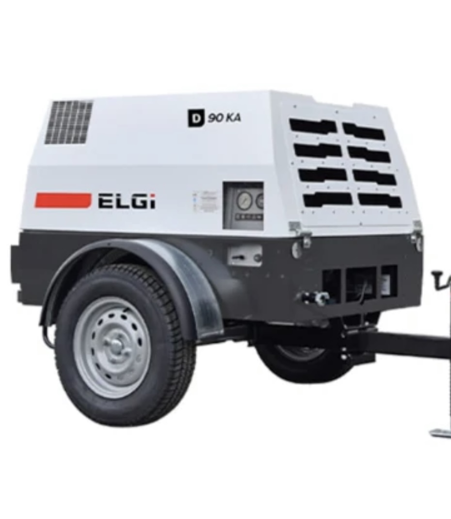 ELGi 25HP Portable Diesel Rotary Screw Air Compressor (D90KA)