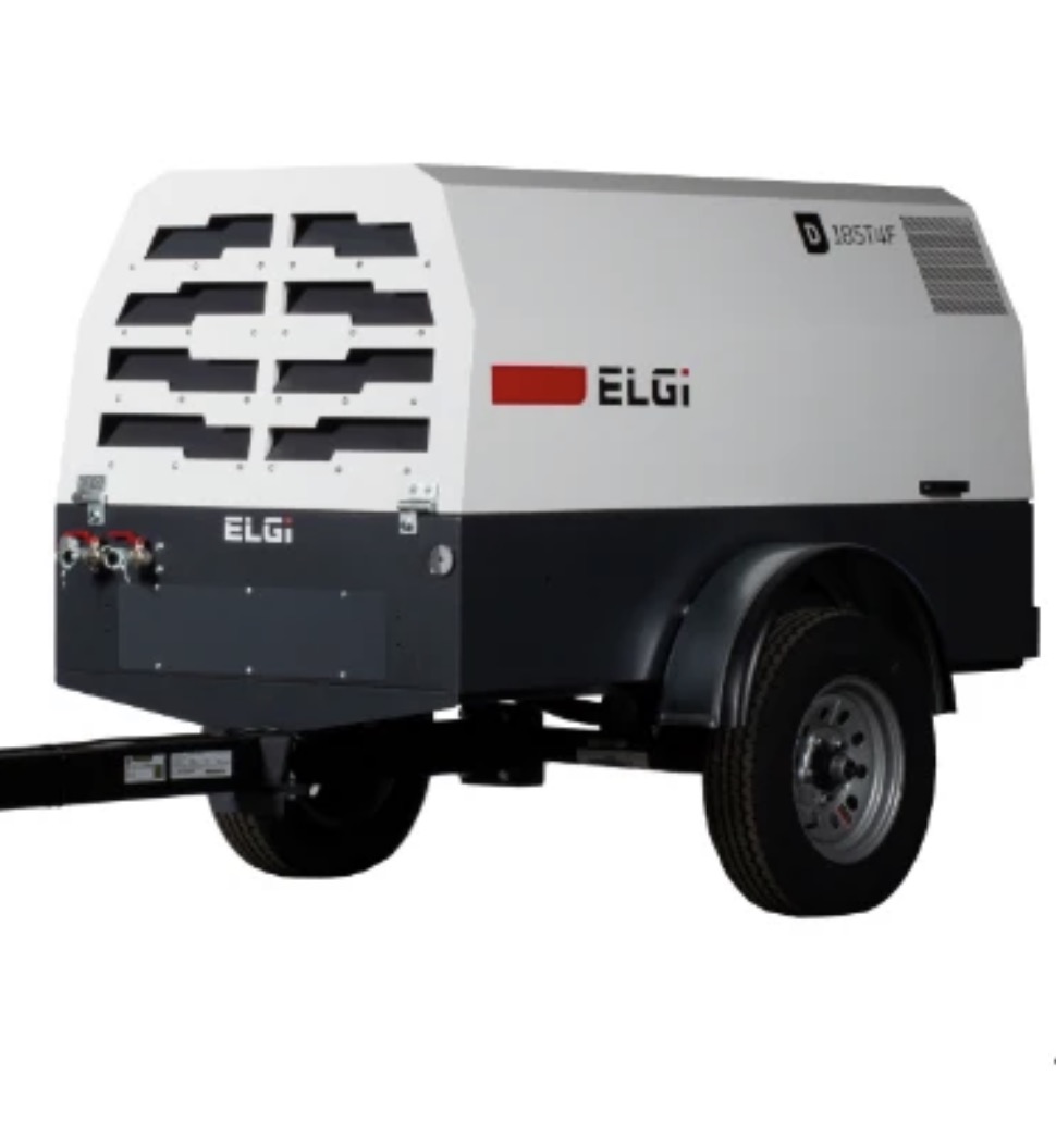 ELGi 49HP Portable Diesel Rotary Screw Air Compressor (D185T4F)