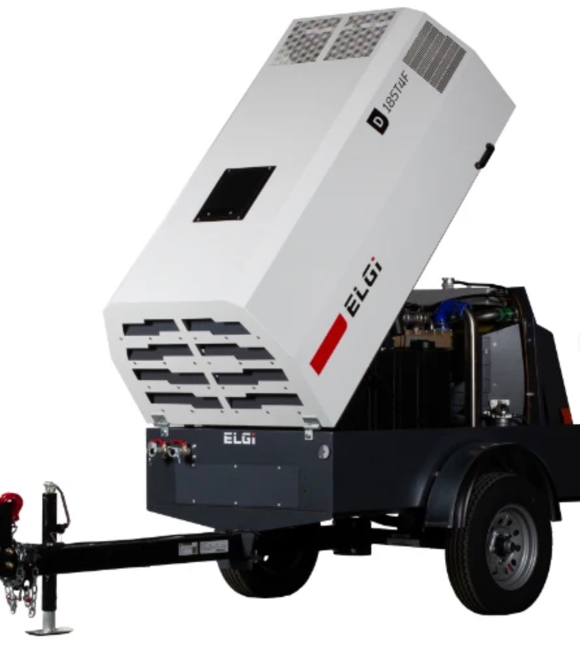 ELGi 49HP Portable Diesel Rotary Screw Air Compressor (D185T4F)